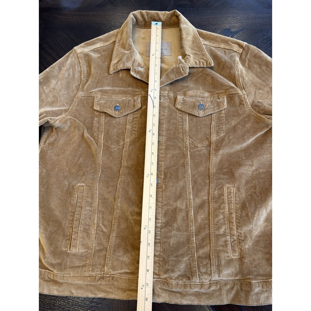 Denver Hayes Blue Jean Jacket‎ Wide Wale Corduroy Camel Colored Men's Size XXL - Picture 10 of 10